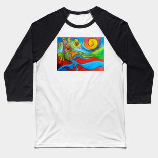 River side Colors Baseball T-Shirt